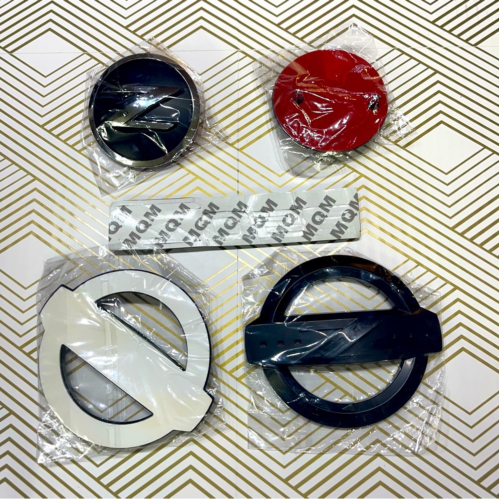NEW SET Black ZOSE emblem logo replacement‎ Q13 - Picture 2 of 2